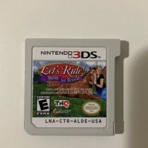 Lets Ride best in breed nintendo 3ds